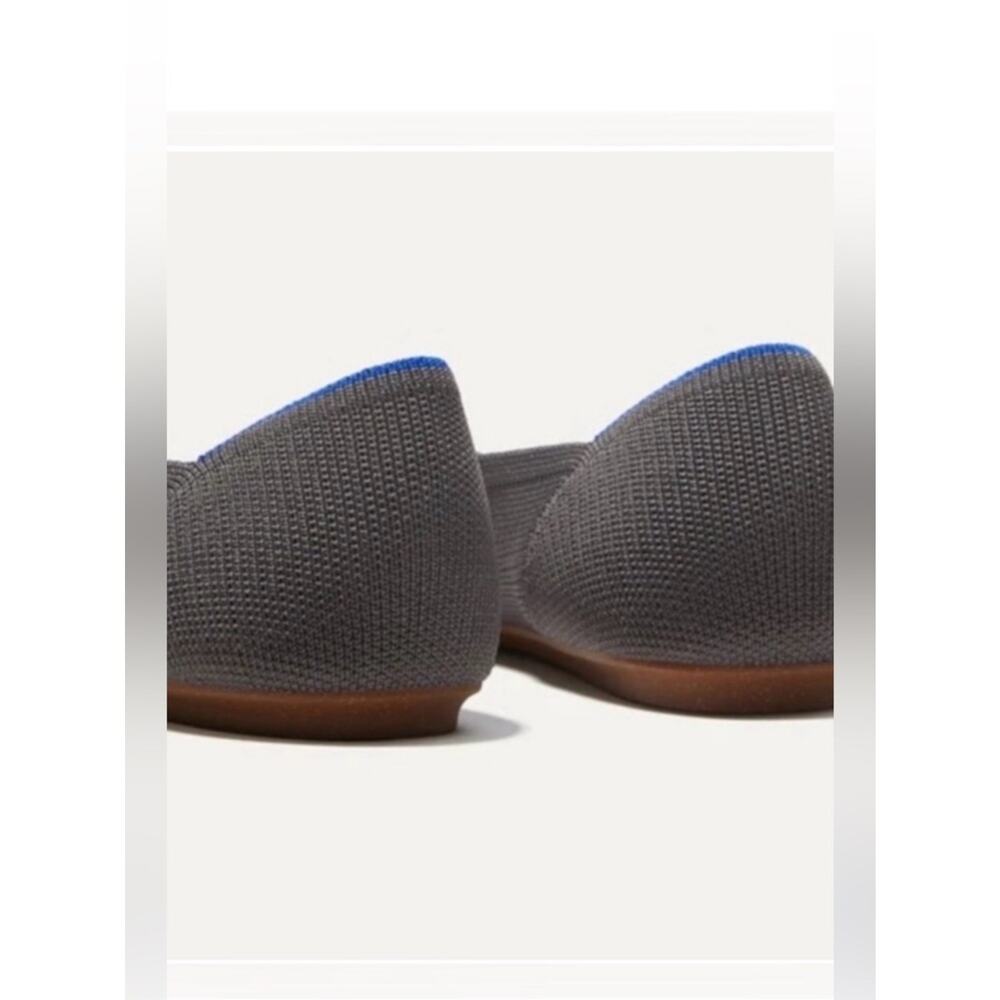 Rothy’s The Point Pebble Grey Flats NIB Size 12 - Picture 5 of 10